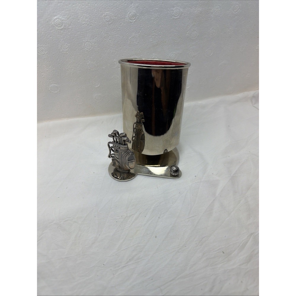Vintage Silvertone Golf Eyeglass Holder Desktop  5" h Clover Stores